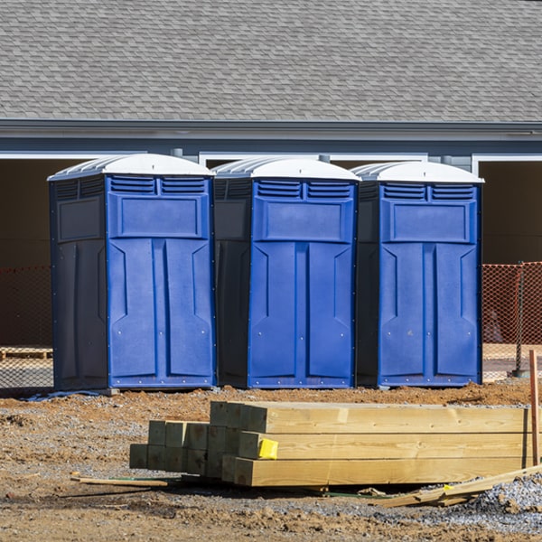 are there any restrictions on where i can place the portable toilets during my rental period in Elmora Pennsylvania